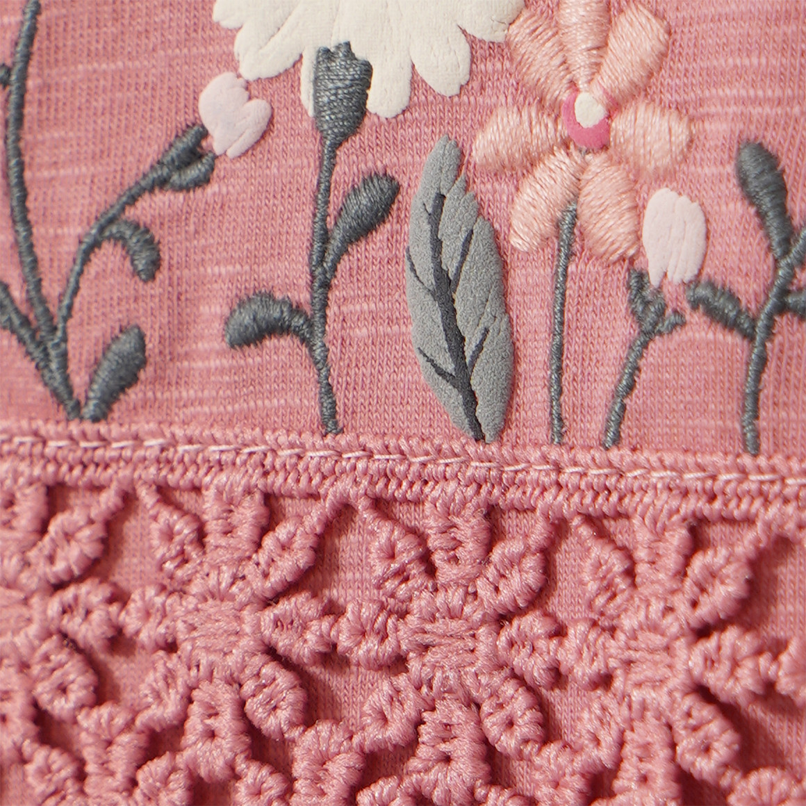 Mädchen Langarmshirt mit floralem Print