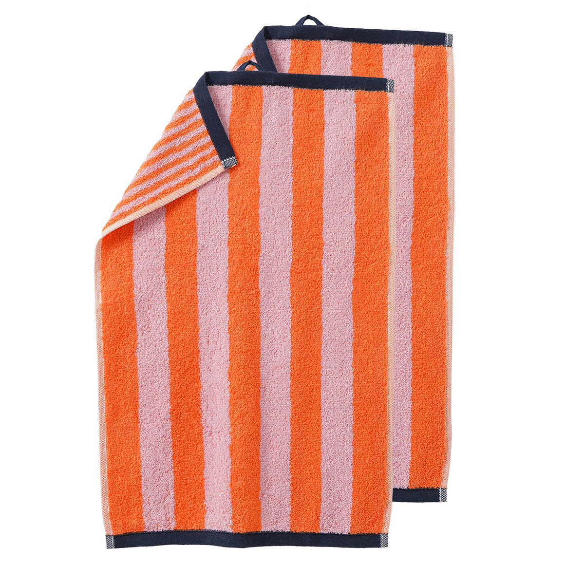 2 Gästetücher aus Baumwolle