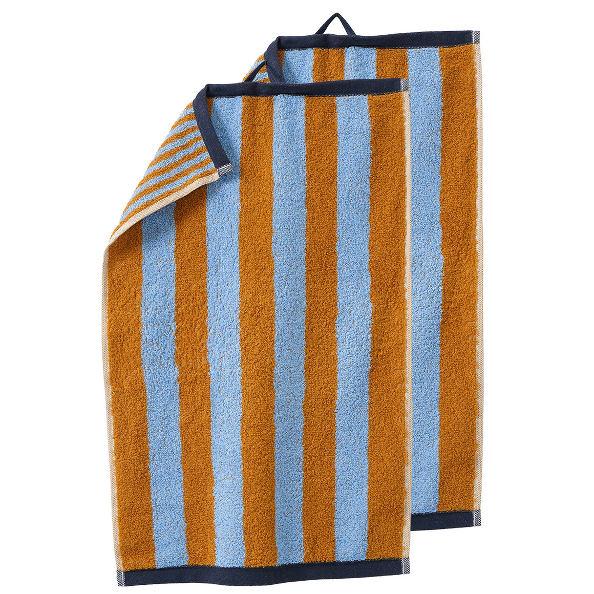 2 Gästetücher aus Baumwolle