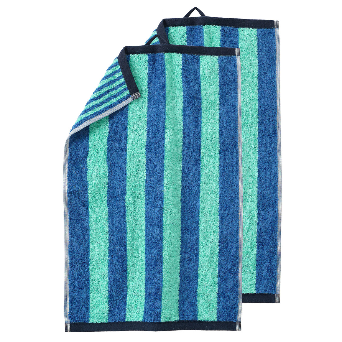 2 Gästetücher aus Baumwolle