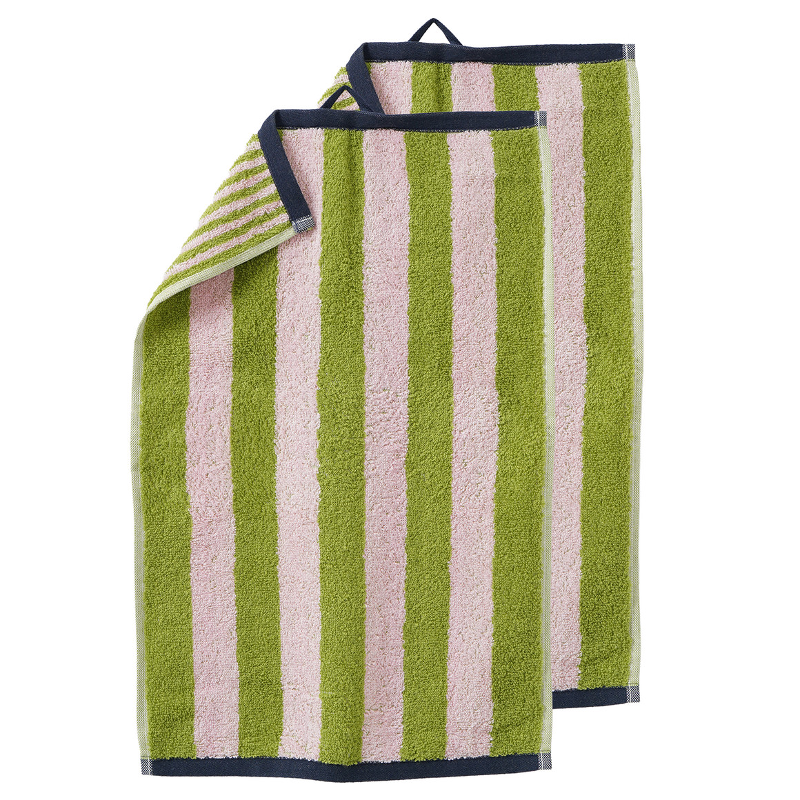 2 Gästetücher aus Baumwolle