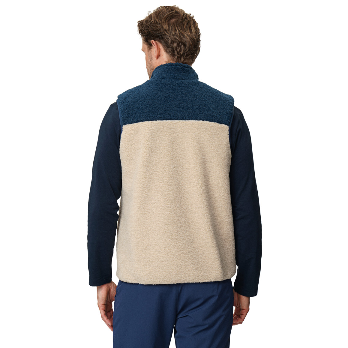 Herenteddyvest met zakken