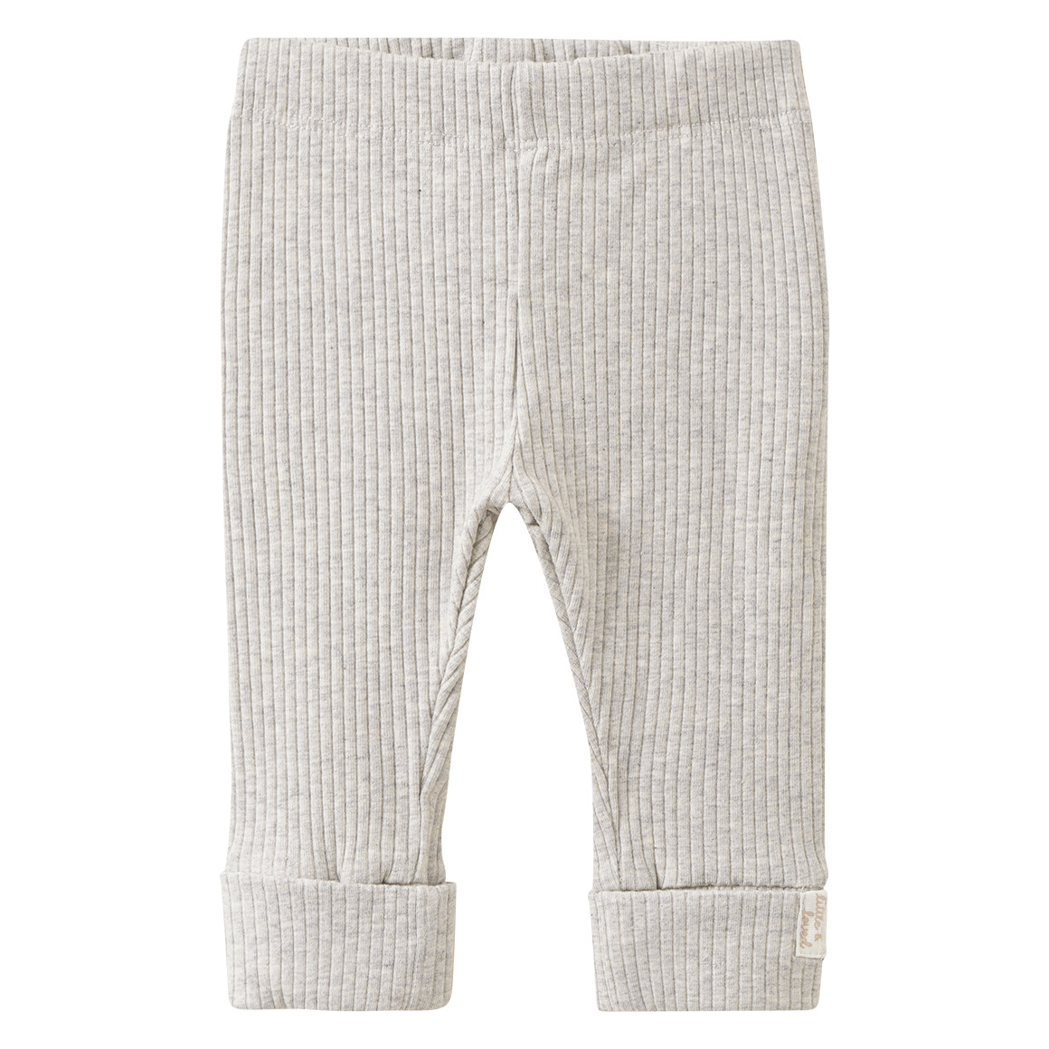 Newborn Leggings mit Rippstruktur