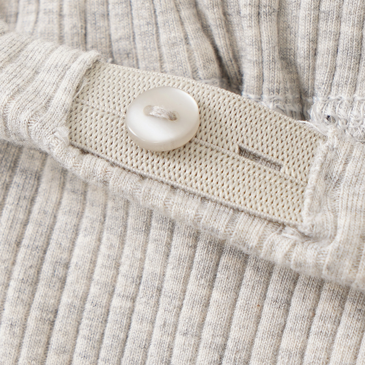 Newborn Leggings mit Rippstruktur