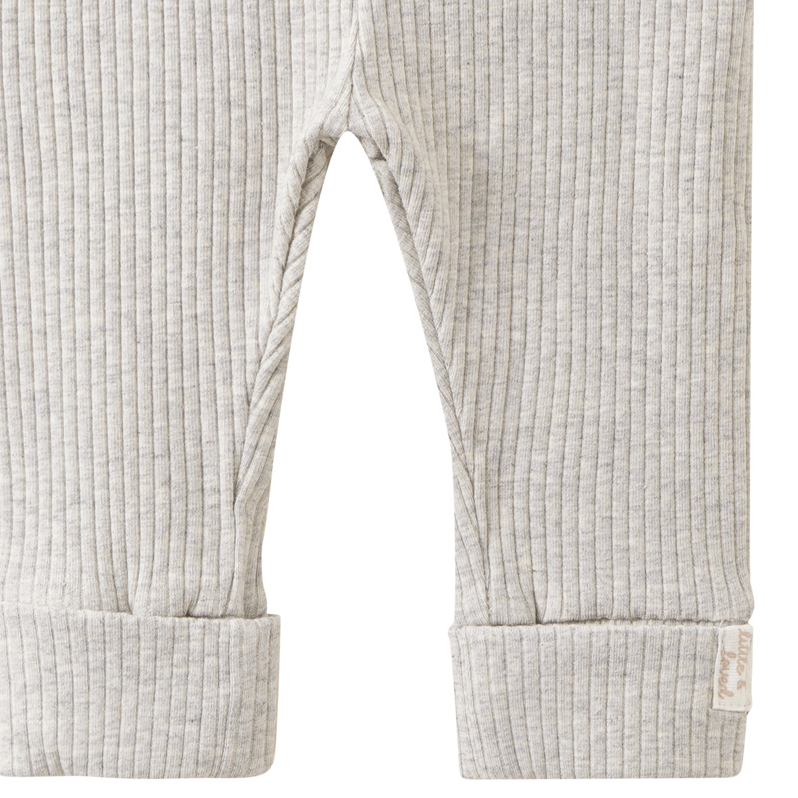 Newborn Leggings mit Rippstruktur