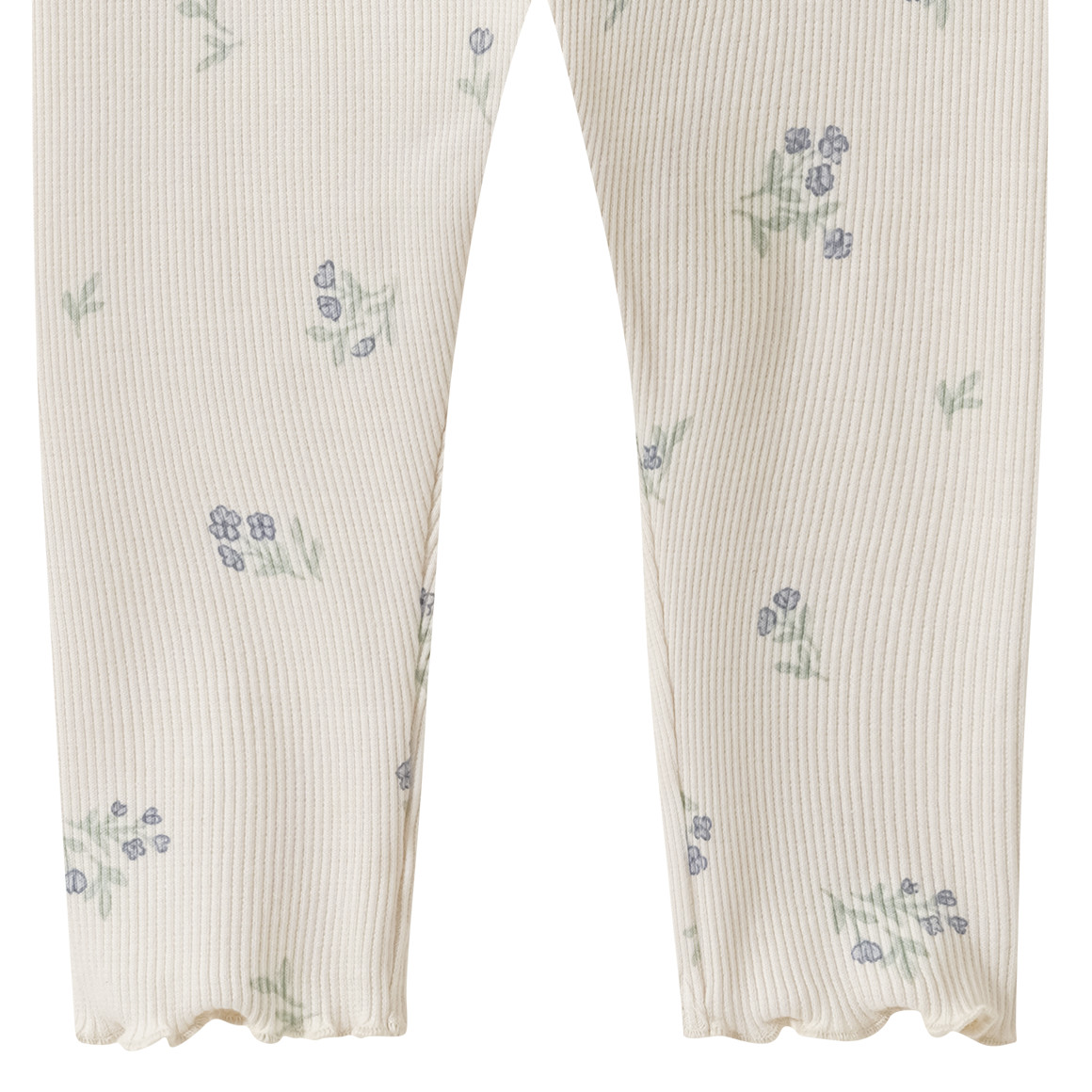 Newborn Leggings mit Rippstruktur