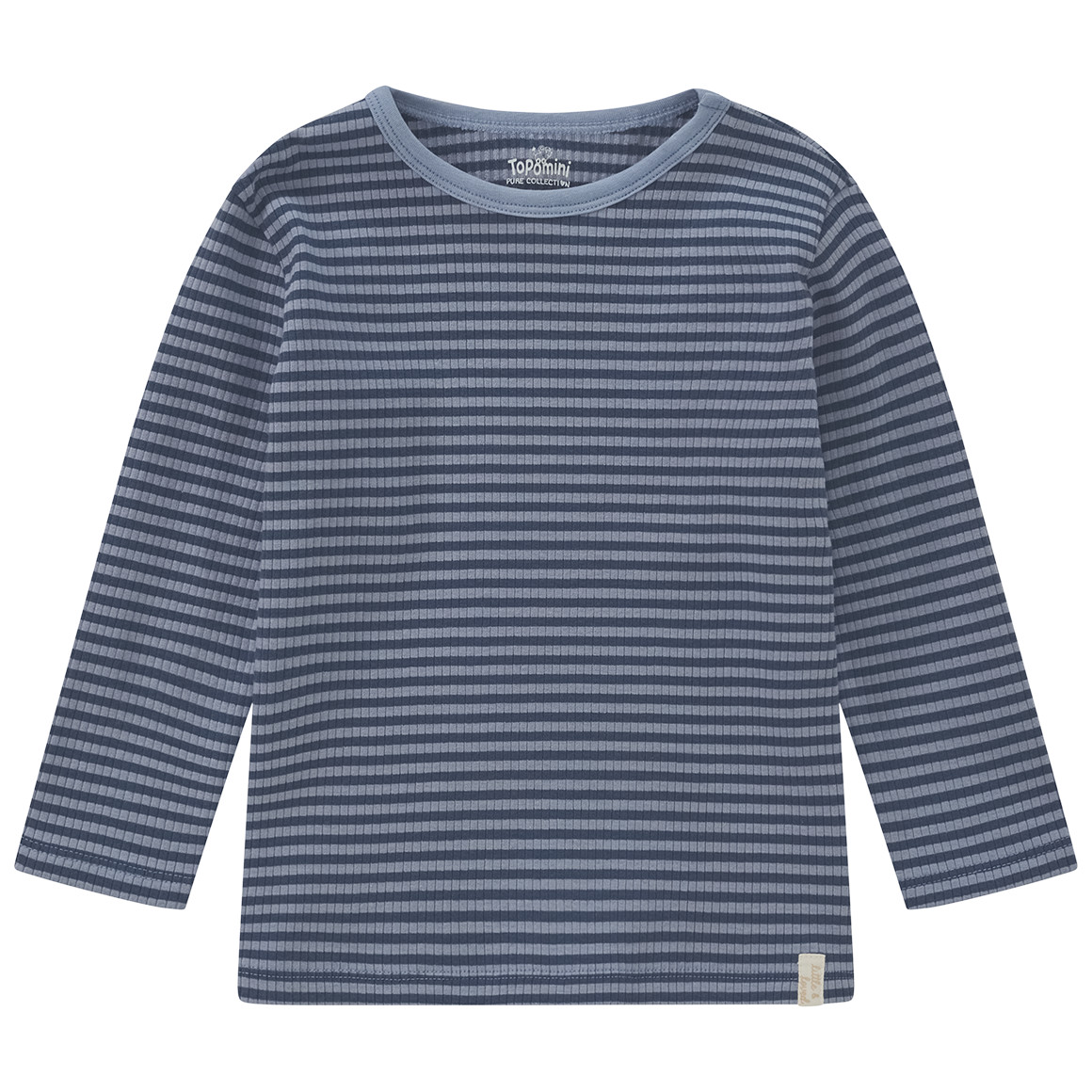 Baby Langarmshirt mit Rippstruktur