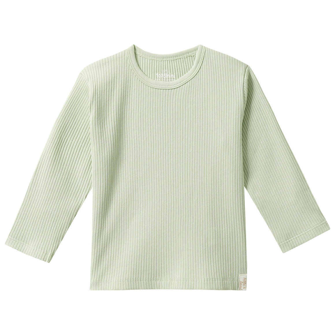Baby Langarmshirt mit Rippstruktur