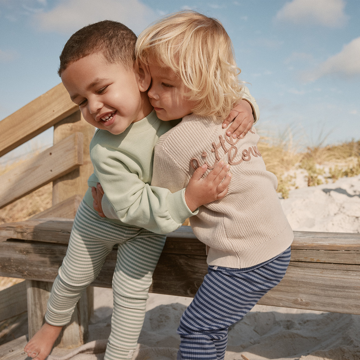 Baby Leggings mit Rippstruktur