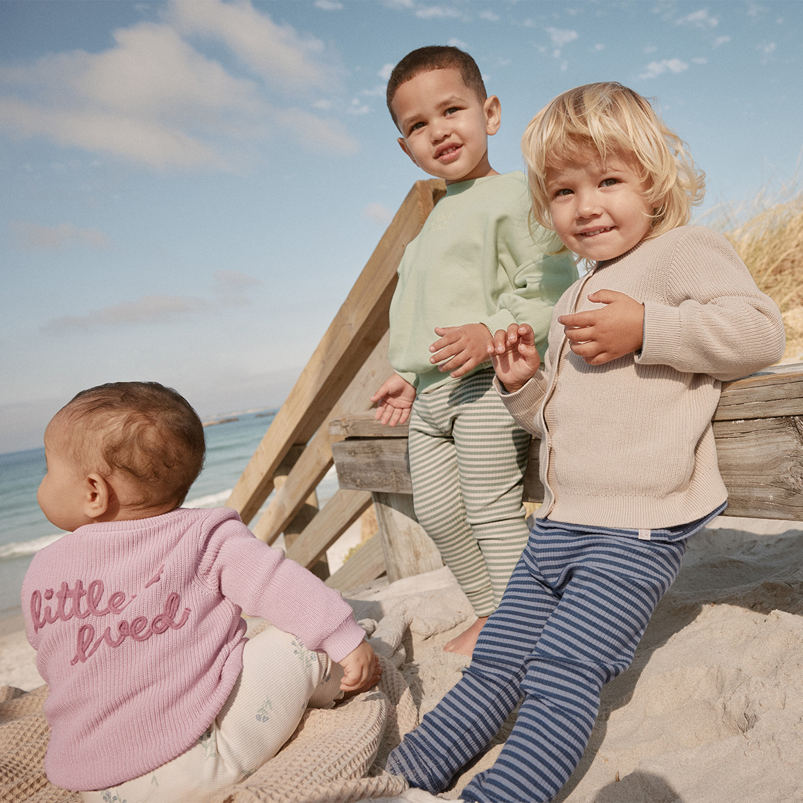 Baby Leggings mit Rippstruktur