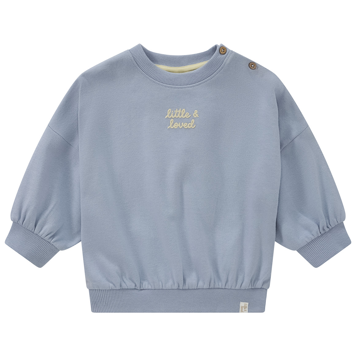 Baby Sweatshirt mit gesticktem Schriftzug