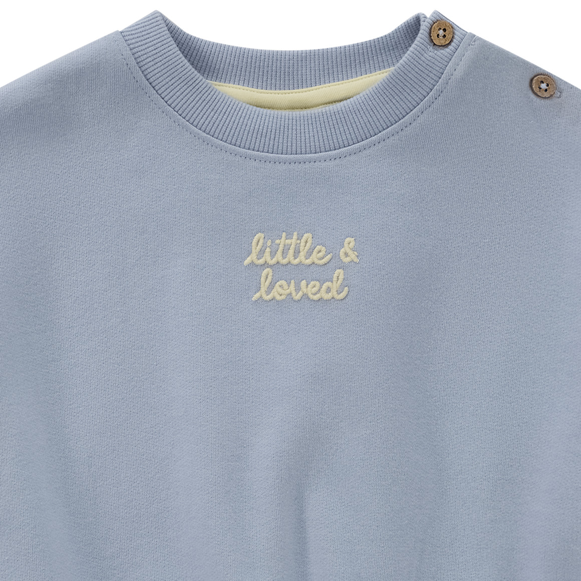 Baby Sweatshirt mit gesticktem Schriftzug