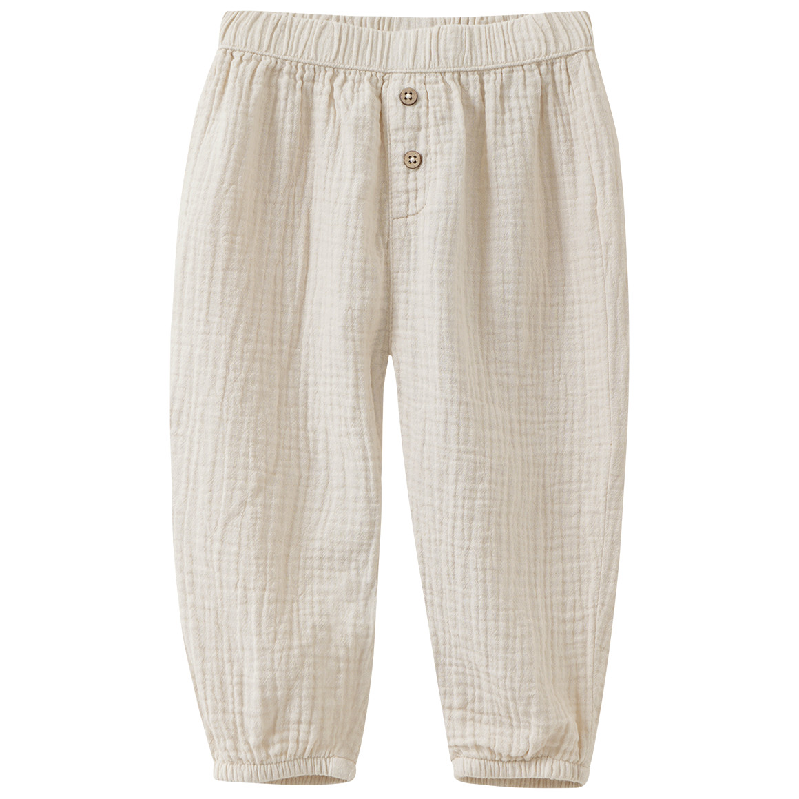 Baby Musselinhose mit Zierknöpfen