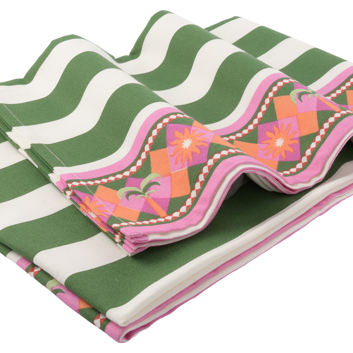 Tischdecke im bunten Design