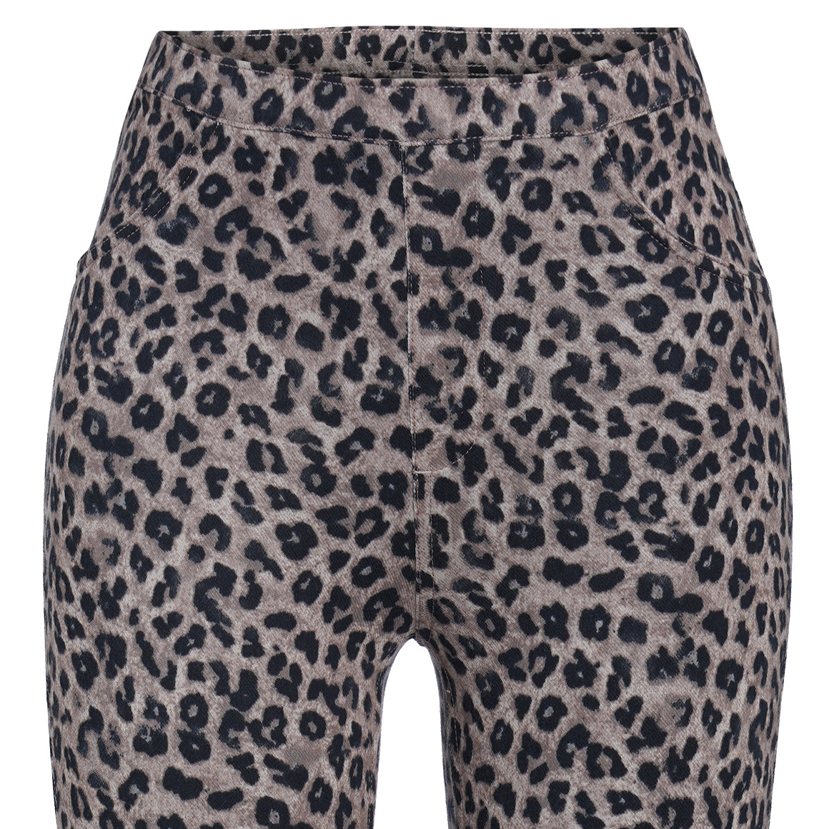 Damen Capri-Leggings mit Leo-Muster