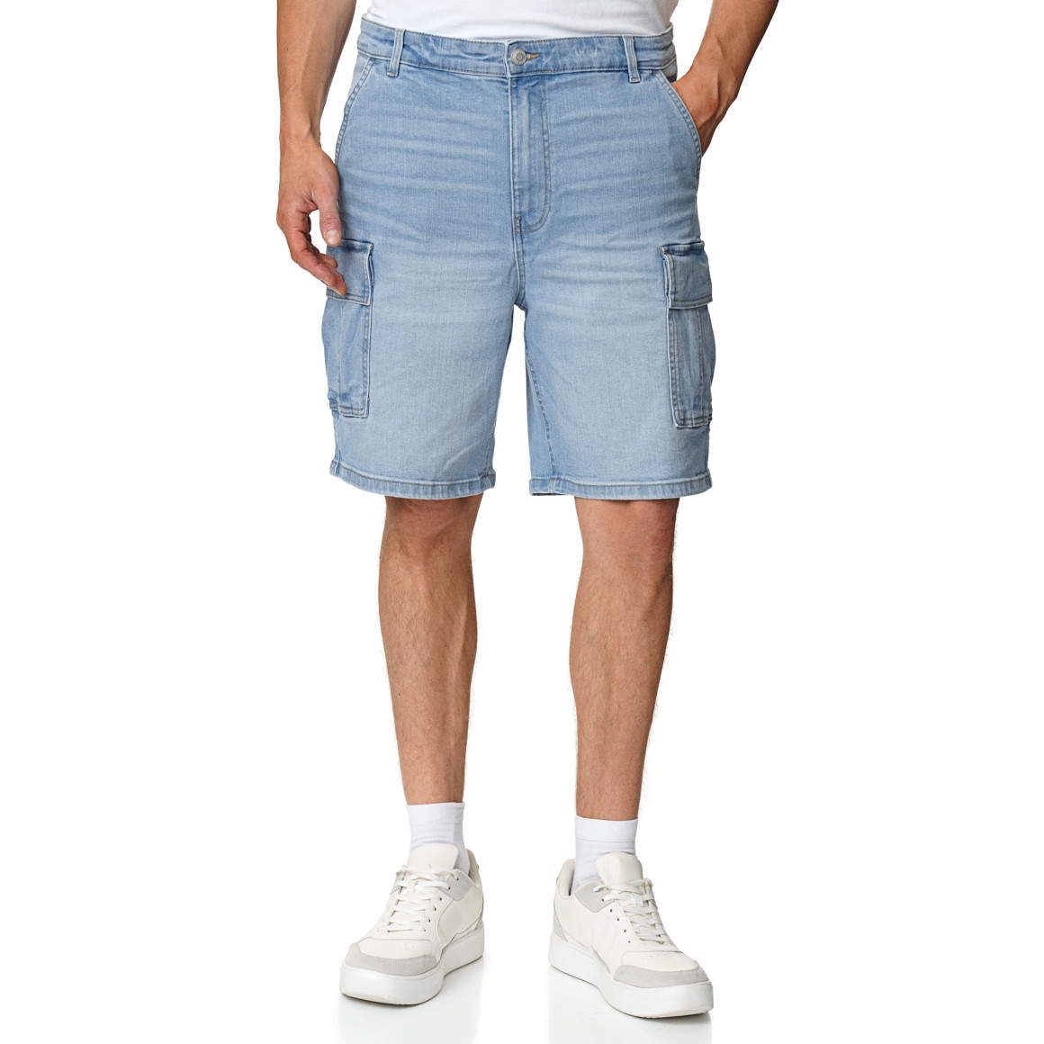 Herren Jeansshorts im Cargo-Style