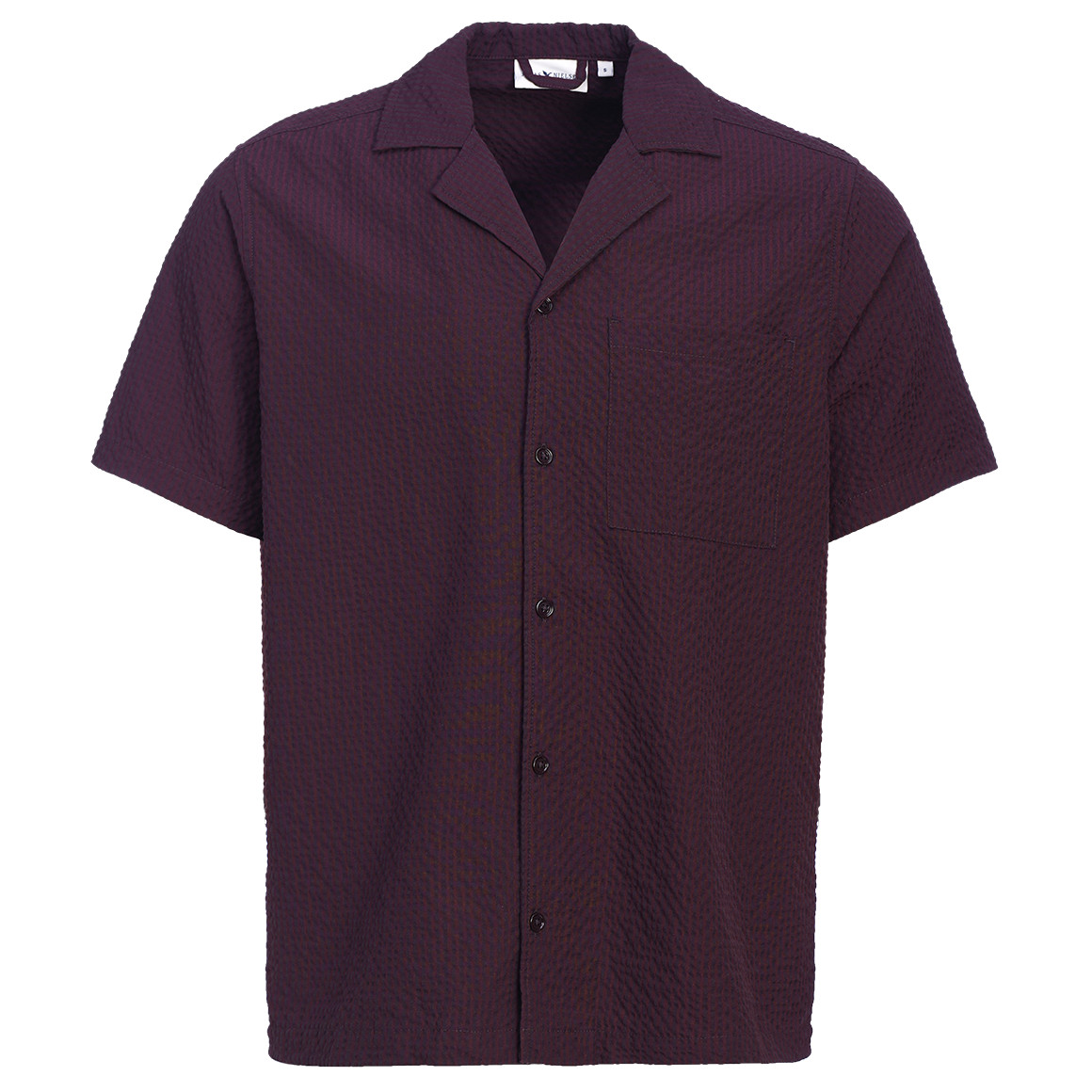 Herren Seersucker-Hemd mit Streifen