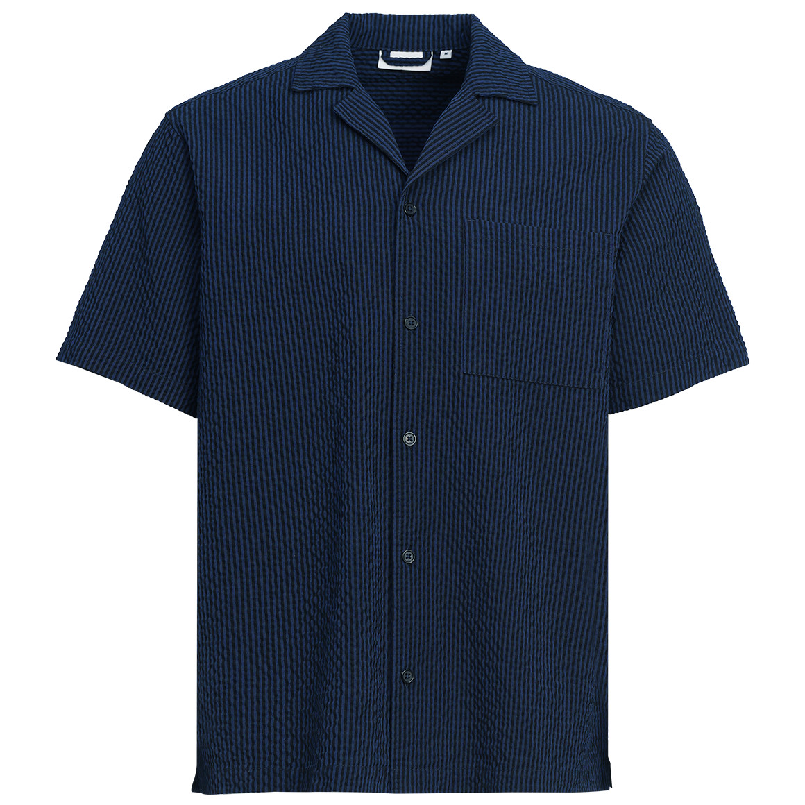 Herren Seersucker-Hemd mit Streifen