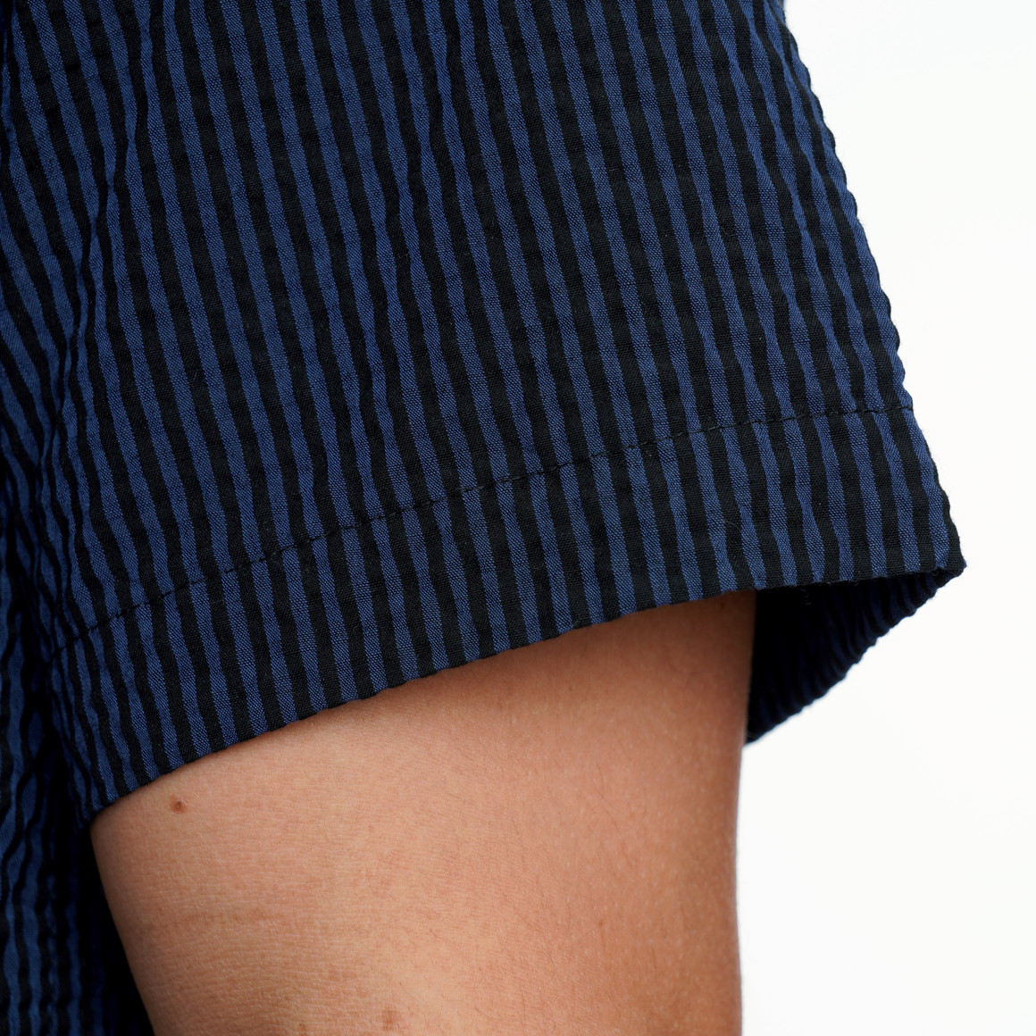 Herren Seersucker-Hemd mit Streifen