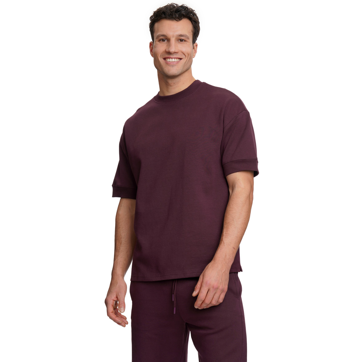 Herren Sweatshirt mit halblangem Arm