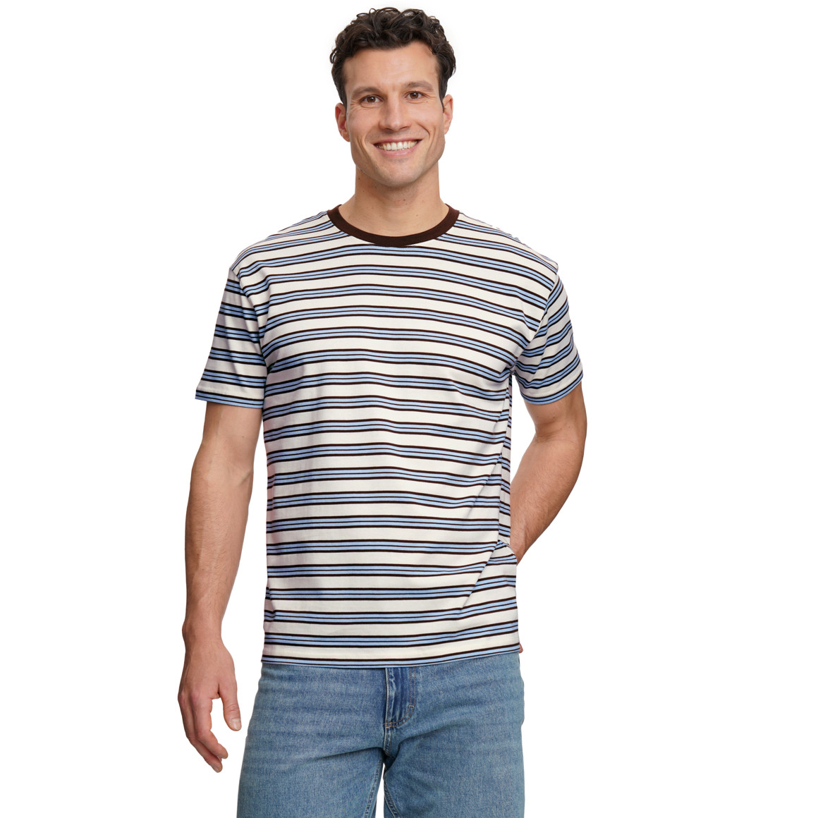 Herren T-Shirt mit Streifen