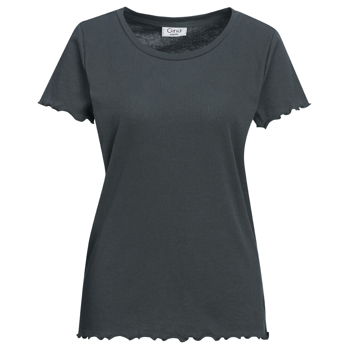 Damen T-Shirt aus Feinripp