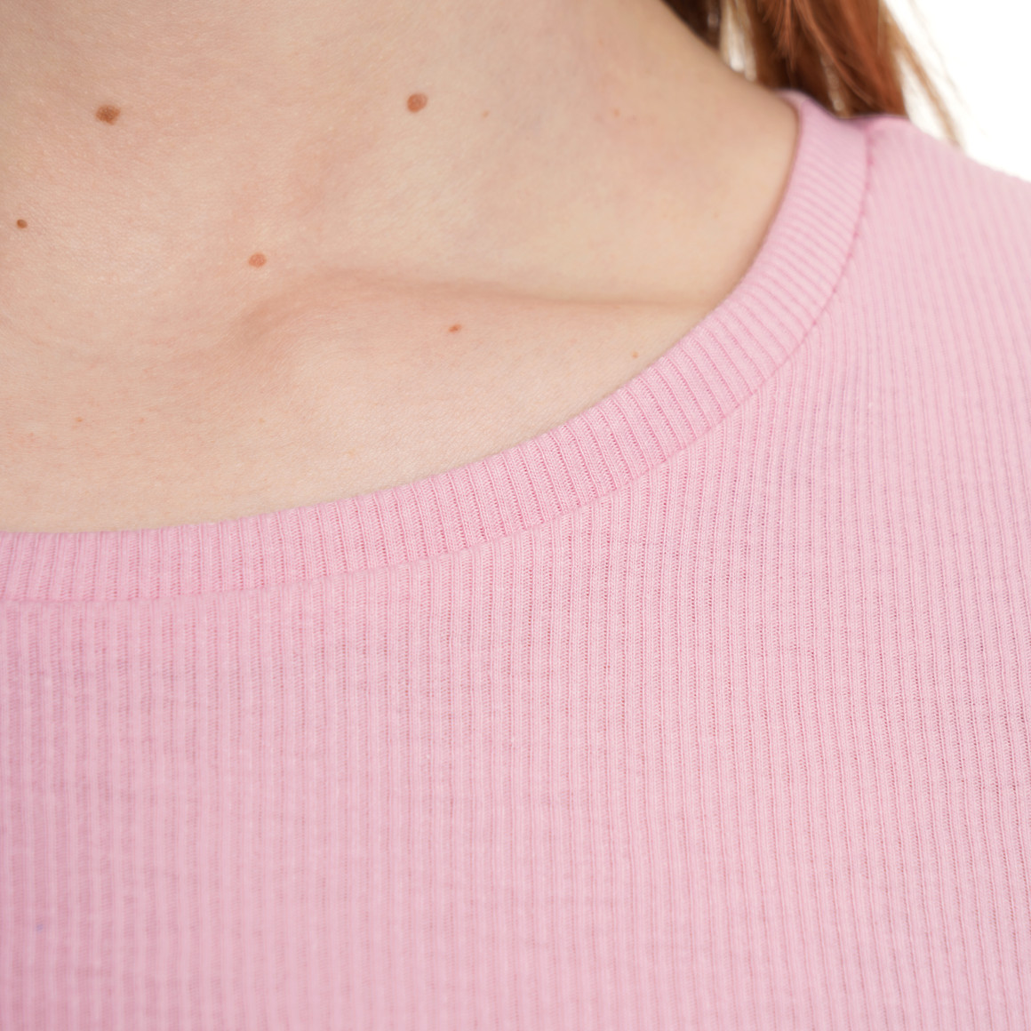 Damen T-Shirt aus Feinripp