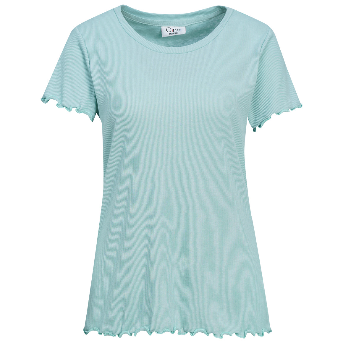 Damen T-Shirt aus Feinripp