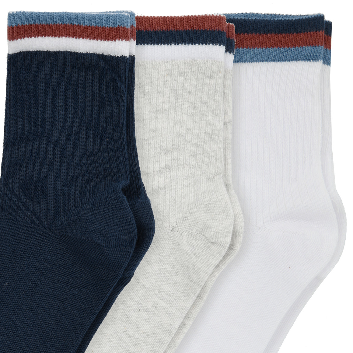 3 Paar Jungen Kurzsocken mit Bio-Baumwolle
