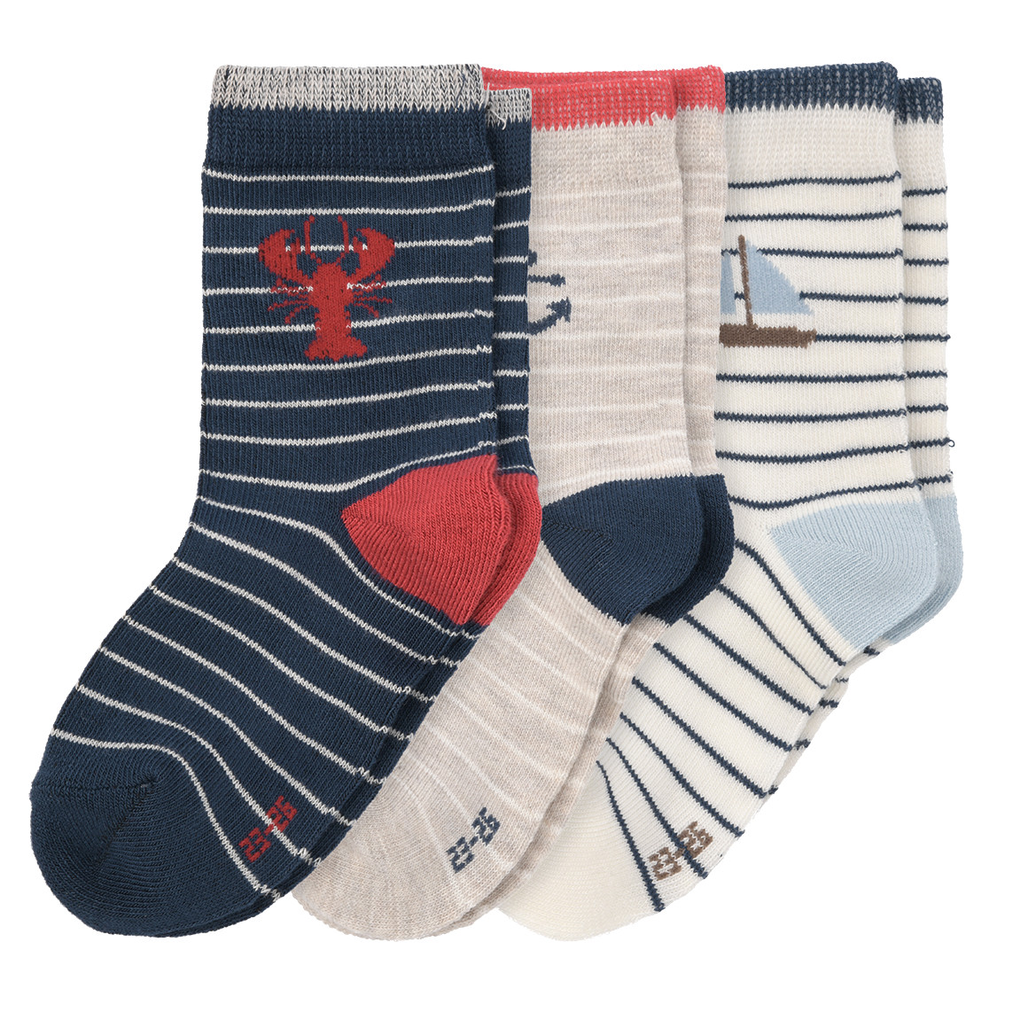3 Paar Jungen Socken im Set