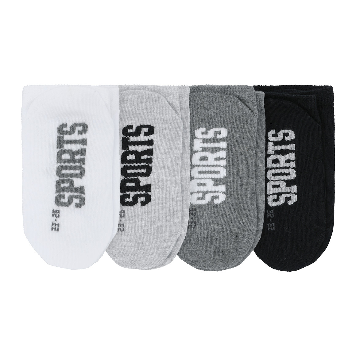 4 Paar Jungen Sneaker-Socken im Set