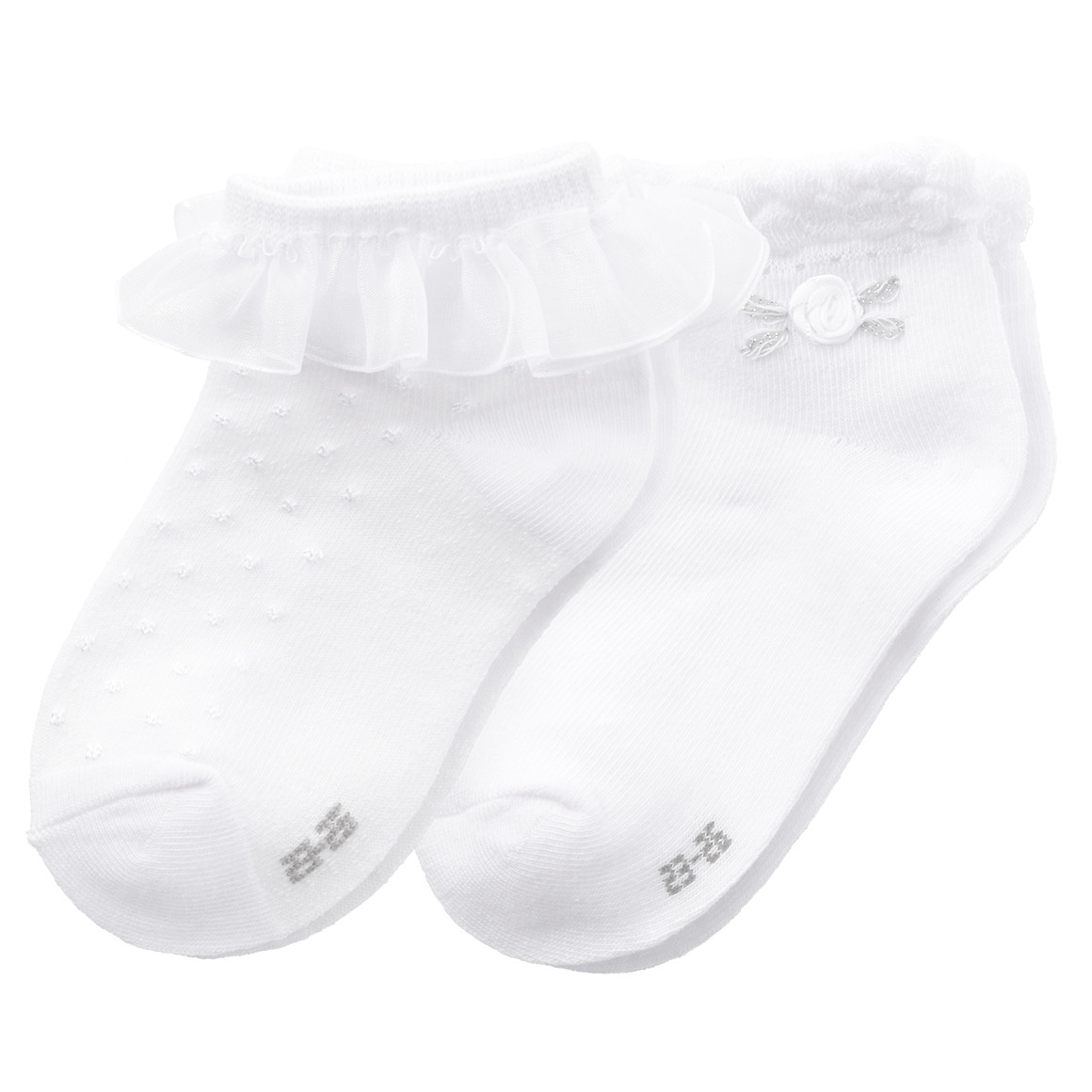 2 Paar Mädchen Kurzsocken im Set