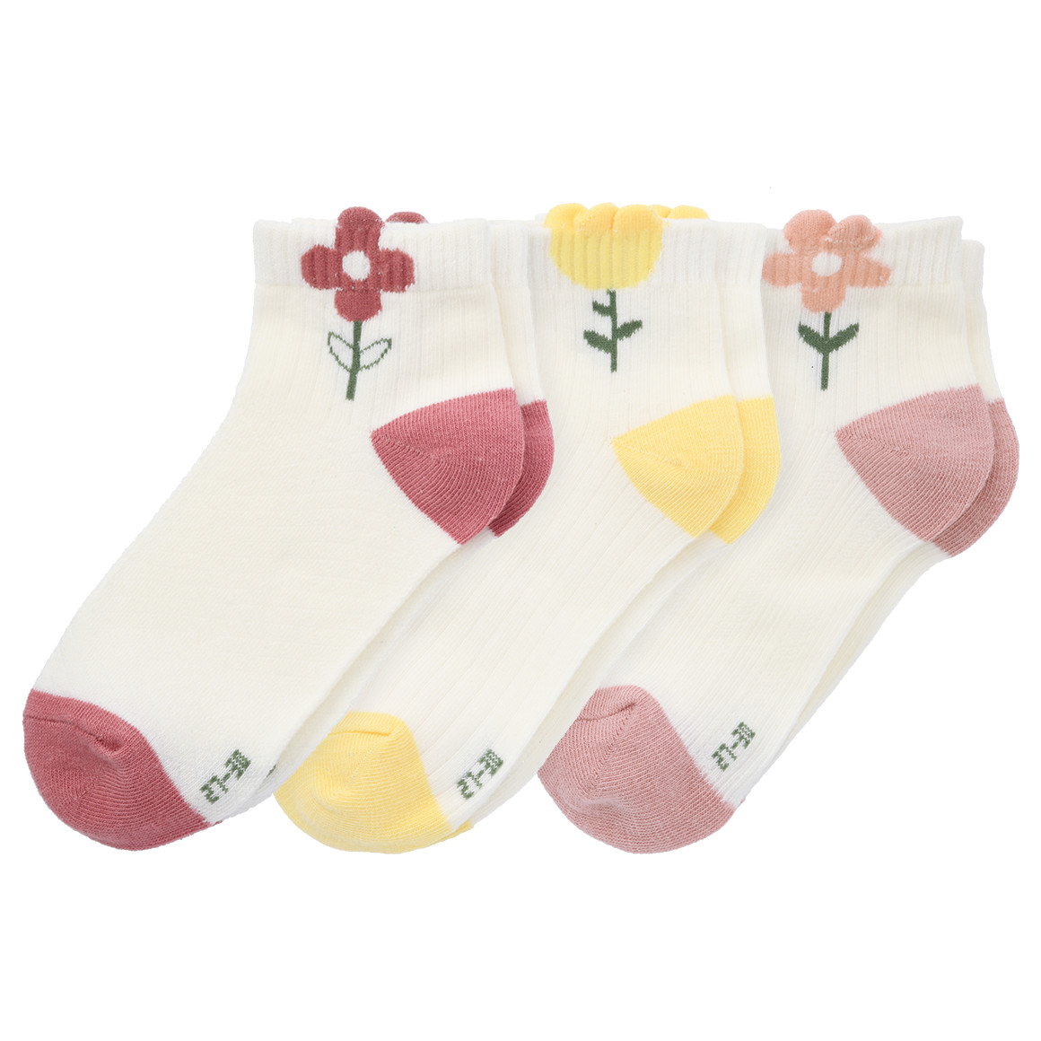 3 Paar Mädchen Kurzsocken im Set