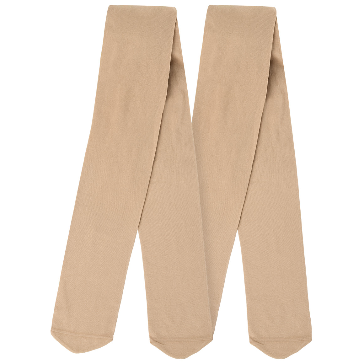 2 Mädchen Feinstrumpfhosen im Basic-Look