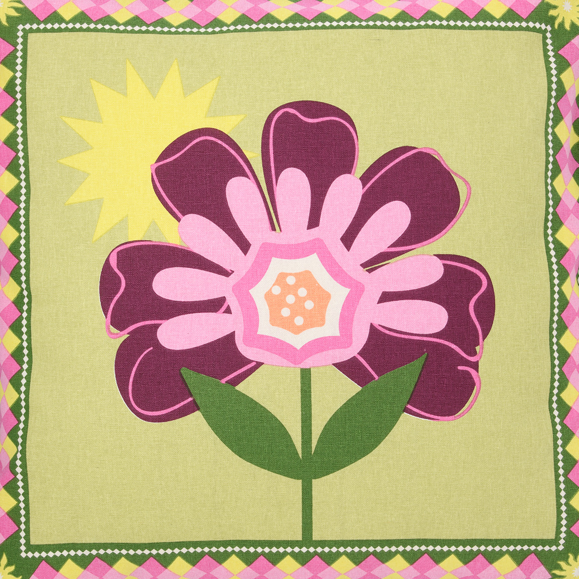 Kussensloop met zomerprint