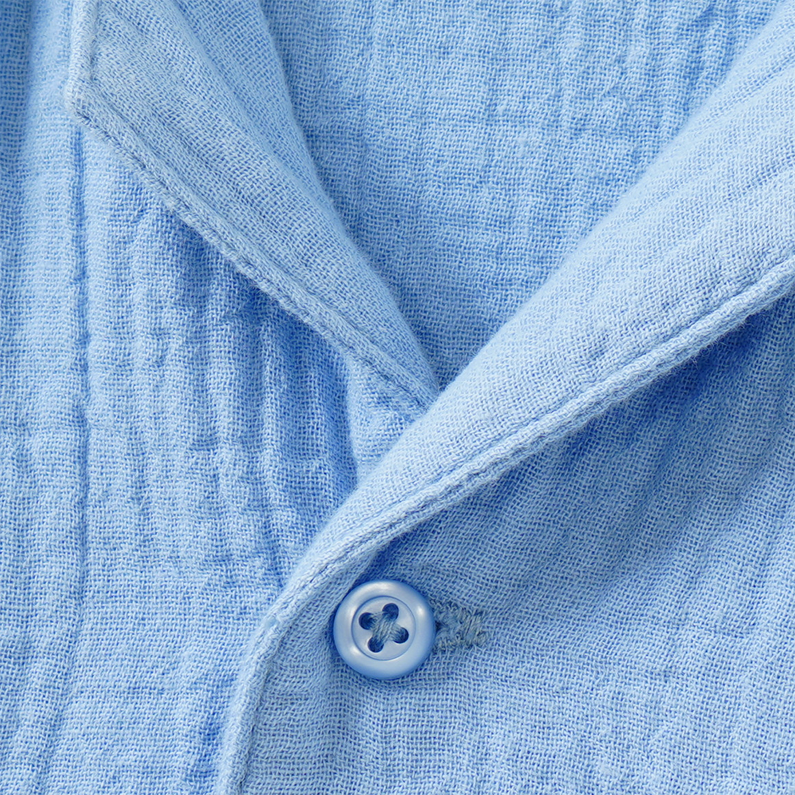 Jungen Musselin-Hemd mit kurzen Ärmeln