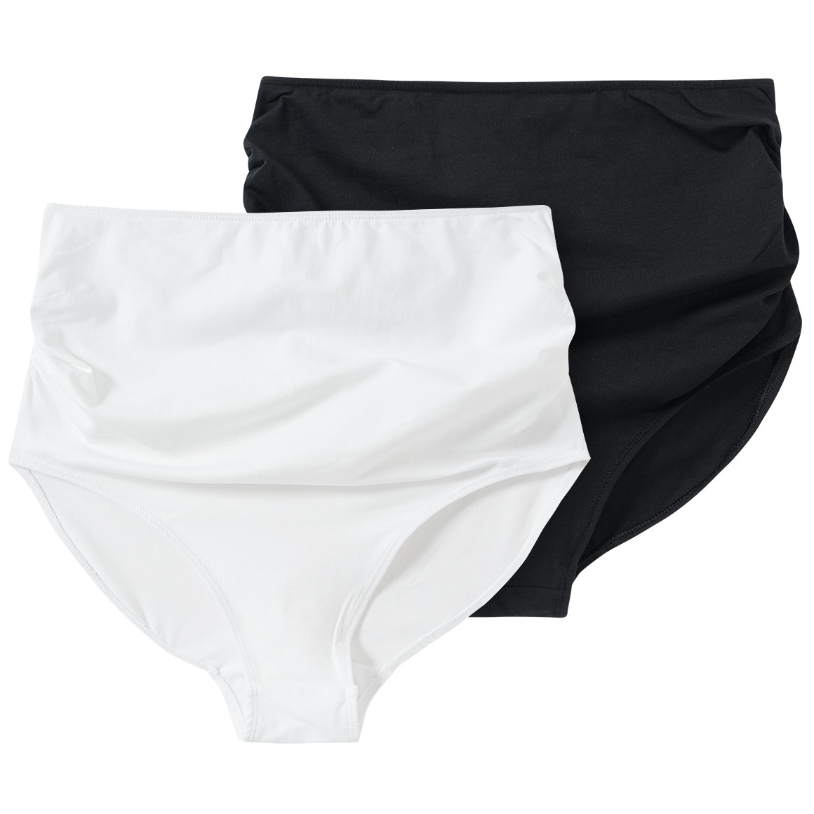 2 Damen Umstands-Slips im Basic-Look