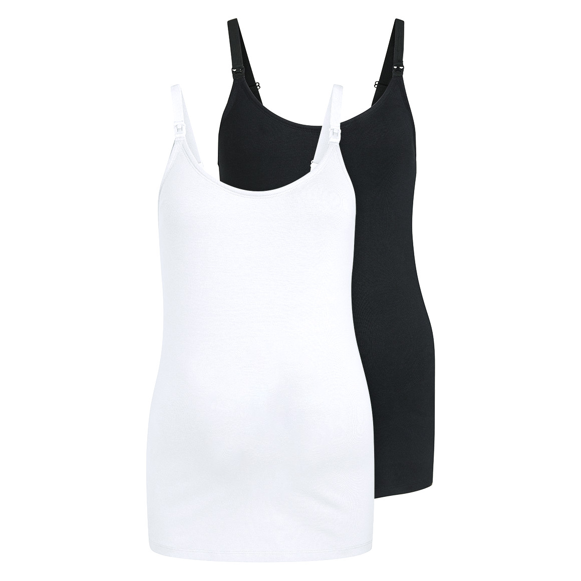 2 Damen Still-Unterhemden