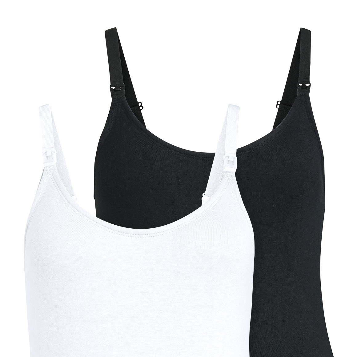 2 Damen Still-Unterhemden