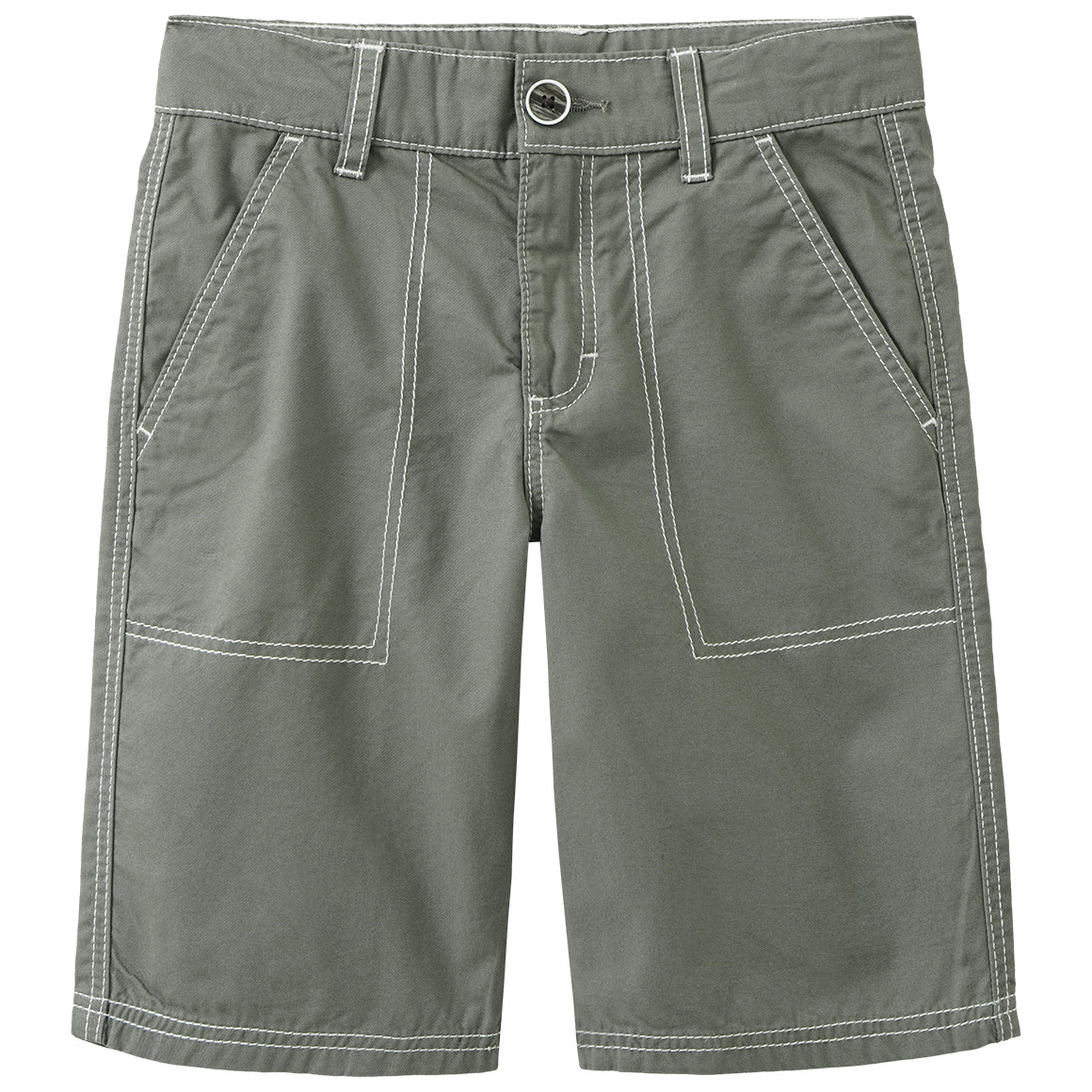Jungen Shorts mit Kontrastnähten 