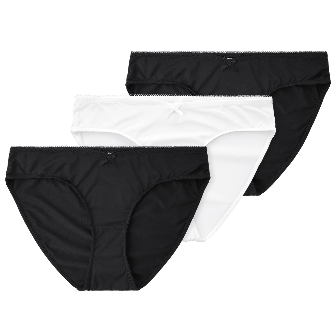 3 Damen Umstands-Slips  mit Spitze