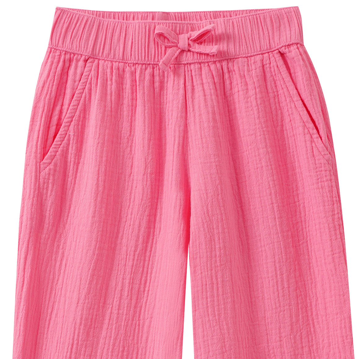 Mädchen Musselin-Hose mit weitem Bein