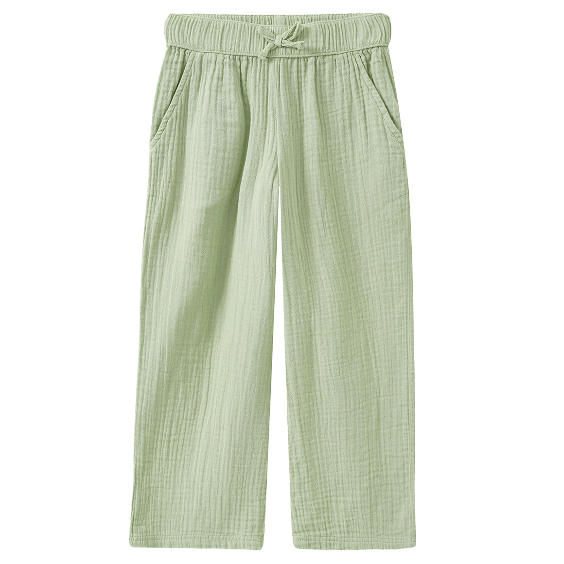 Mädchen Musselin-Hose mit weitem Bein