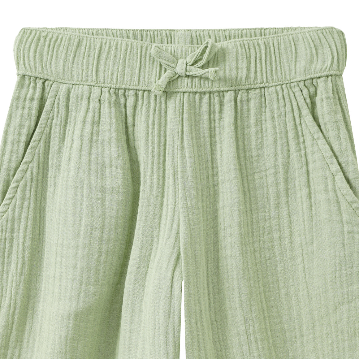 Mädchen Musselin-Hose mit weitem Bein