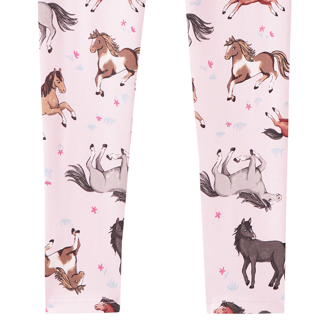 Mädchen Leggings mit Pferde-Allover