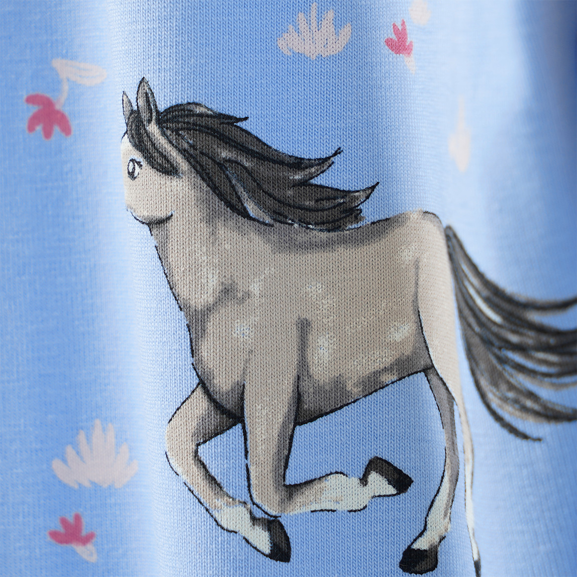 Mädchen Leggings mit Pferde-Allover