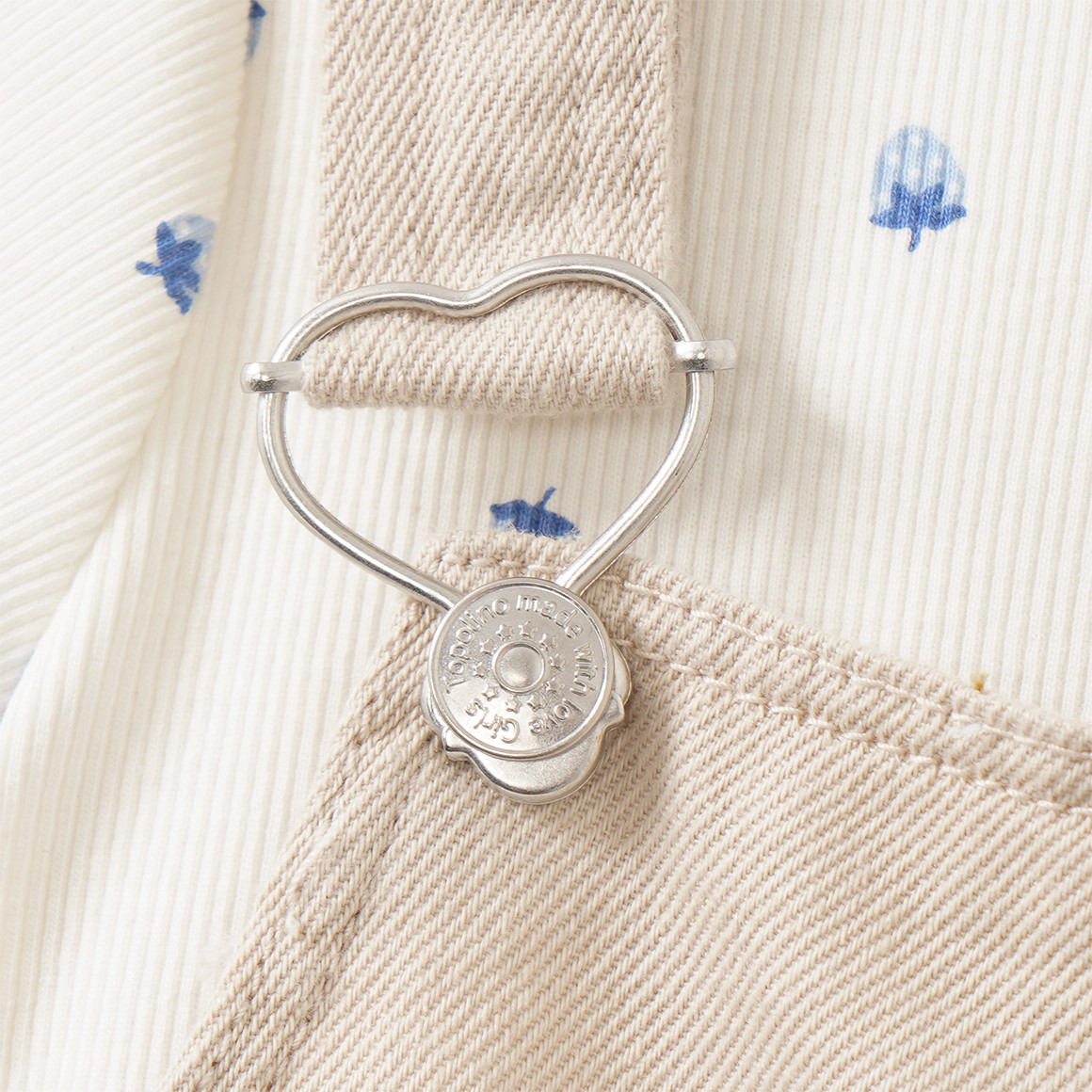 Mädchen Set mit Latzkleid und T-Shirt