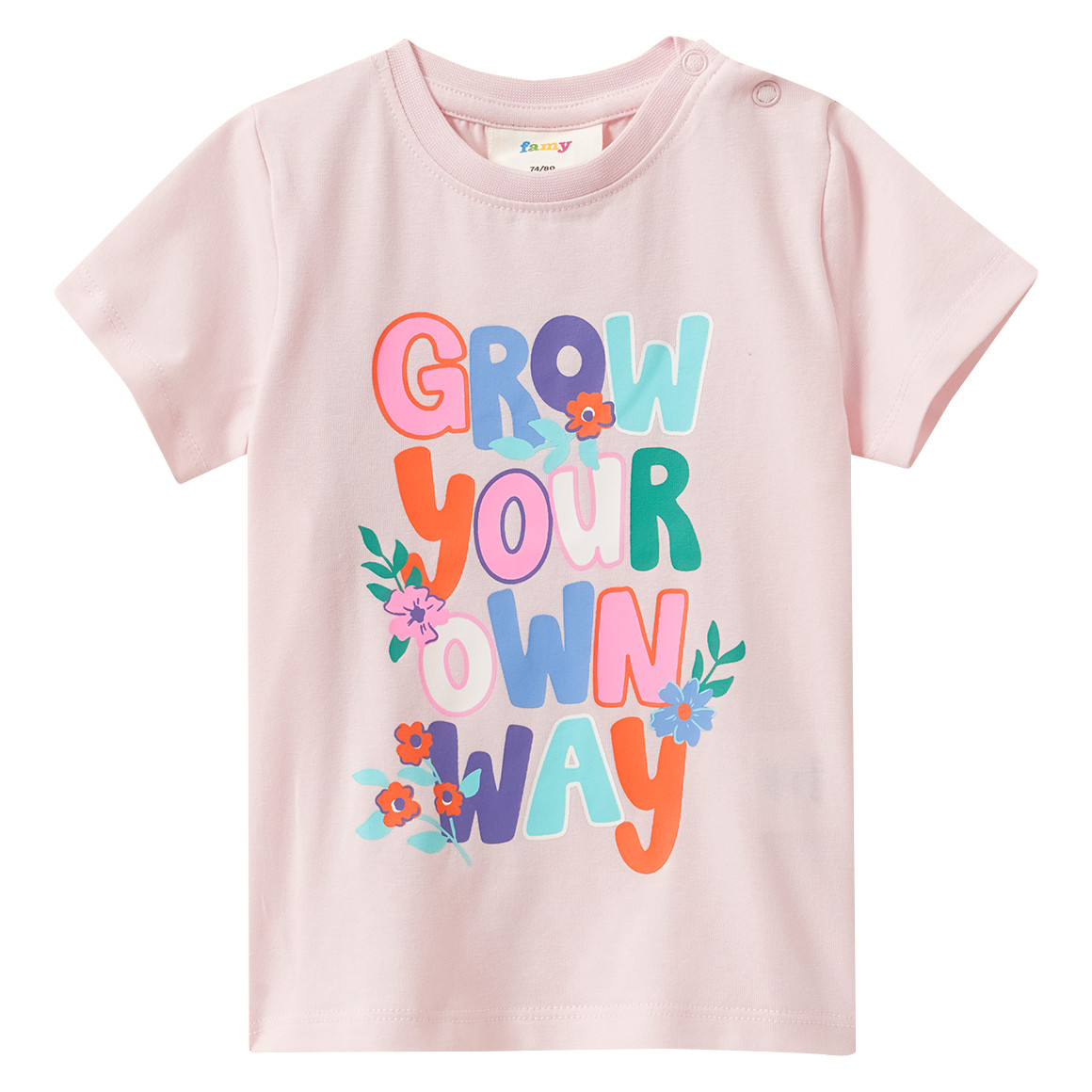 3 Baby T-Shirts mit bunten Motiven