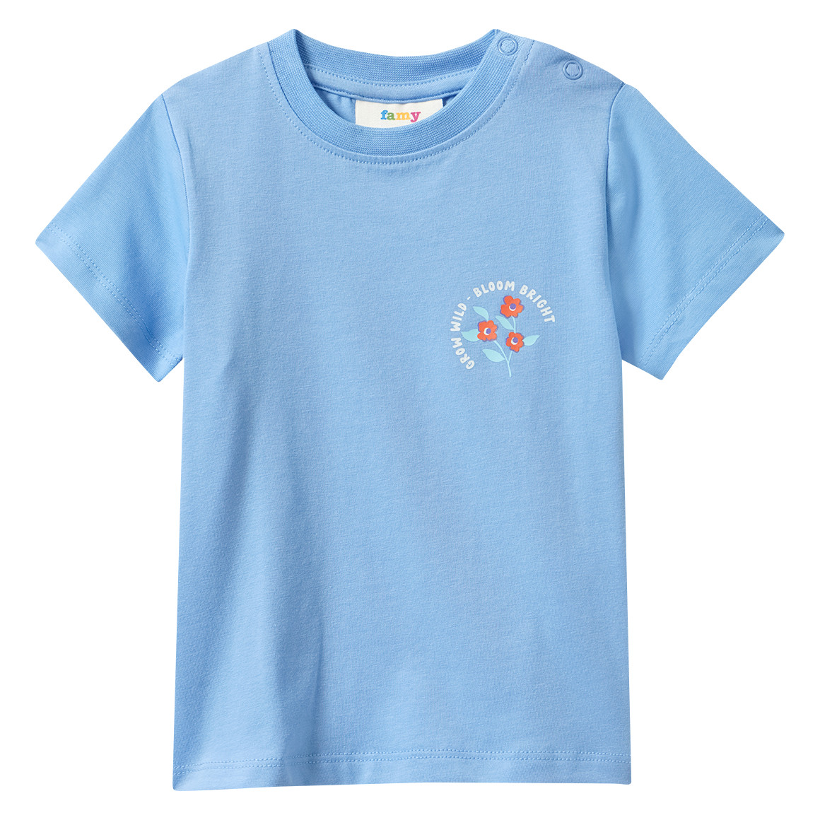3 Baby T-Shirts mit bunten Motiven