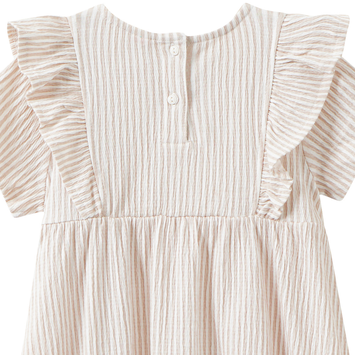 Mädchen Kleid mit Krepp-Struktur